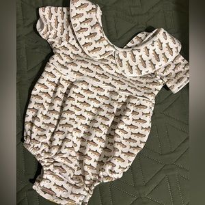 Lila + Hayes Boys Collared Onesie size 3-6M